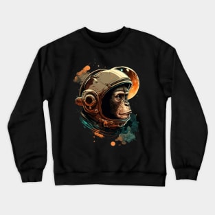 space monkey Crewneck Sweatshirt